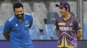 Gautam Gambhir With Rohit Sharma- India TV Hindi