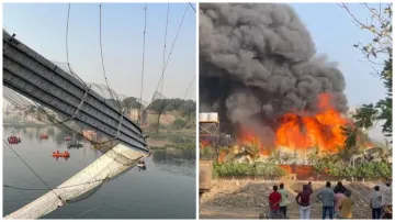 Rajkot trp game zone morbi bridge the accidents in Gujarat that shook the country hundreds of people- India TV Hindi