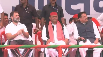 Rahul Gandhi, Sanjay Singh, Akhilesh Yadav- India TV Hindi