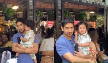 Ranbir Kapoor Alia Bhatt Daughter Raha chilling with uncle Ayan Mukerji- India TV Hindi