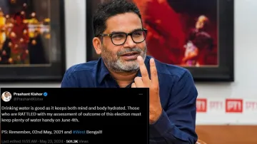 Prashant Kishor gave a befitting reply to the trolls said Keep a lot of water with you on 4TH JUNE- India TV Hindi