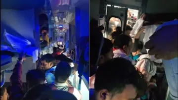 ट्रेन में बिना टिकट चढ़े यात्री- India TV Hindi