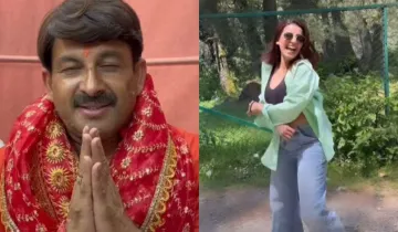 Akshara Singh, Manoj Tiwari, bhojpuri song hind ke sitara- India TV Hindi