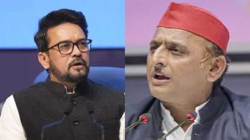 Anurag Thakur Akhilesh Yadav - India TV Hindi