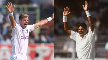 James Anderson And Kapil Dev- India TV Hindi