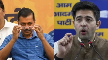 Arvind kejriwal and raghav chadha- India TV Hindi