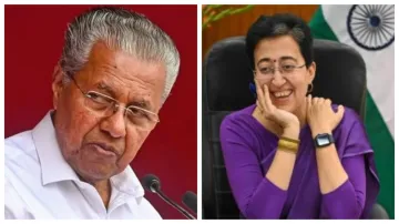 pinarayi vijayan and atishi- India TV Hindi