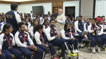 PM Narendra Modi interacted with members of Indian Paralympic Games Paris 2024- India TV Hindi