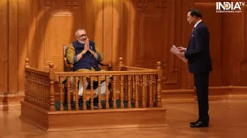 Aap Ki Adalat Cabinet minister Giriraj Singh said- Partition happened on the basis of religion remar- India TV Hindi