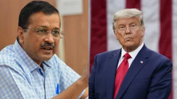 Arvind Kejriwal shares Donald trump video- India TV Hindi