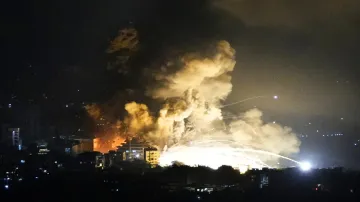 Israeli Airstrikes on Beirut- India TV Hindi