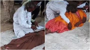 MAINPURI baba removes stones by sucking the navel video went viral the officials raised objection- India TV Hindi