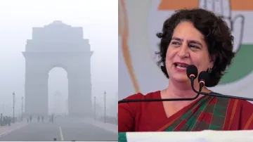 delhi Air Pollution Priyanka Gandhi - India TV Hindi