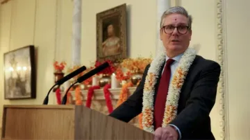 Keir Starmer, Keir Starmer Diwali Event, Diwali Menu Mistake- India TV Hindi