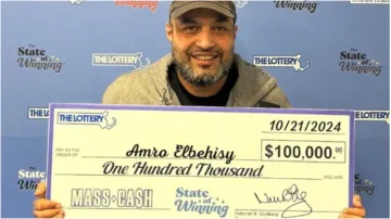 Massachusetts man win 1 lakh dollar lottery ticket he got for free as part of a promotion- India TV Hindi