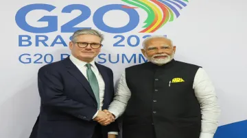 Keir Starmer and PM Narendra Modi- India TV Hindi