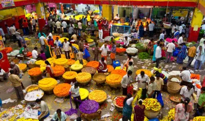 banglore flower market- India TV Hindi