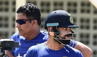 Anil Kumble and Virat Kohli | Getty Images- India TV Hindi