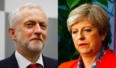 Jeremy Corbyn and Theresa May | AP Photo- India TV Hindi