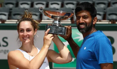 Gabriela Dabrowski and Rohan Bopanna | Getty Images- India TV Hindi