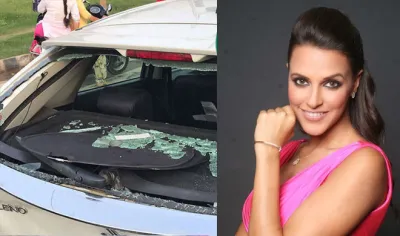 neha dhupia accident- India TV Hindi