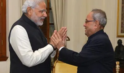 pm modi and pranab mukherjee- India TV Hindi