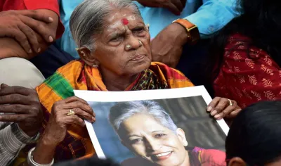 gauri lankesh poster- India TV Hindi