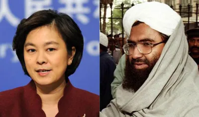 Hua Chunying and Masood Azhar | AP Photos- India TV Hindi