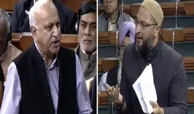 mj akbar and asaduddin owaisi- India TV Hindi