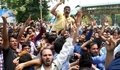 Srinagar, Protest Ban- India TV Hindi