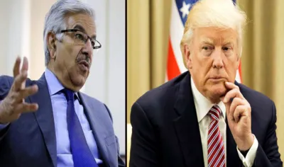 khawaja asif and donald trump- India TV Hindi