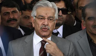 Pakistani Foreign Minister Khawaja Muhammad Asif | AP Photo- India TV Hindi