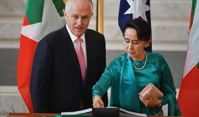 Australia Parliament welcomes aung san suu kyi- India TV Hindi