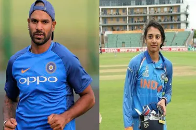 <p>Dhawan, Mandhana</p>- India TV Hindi