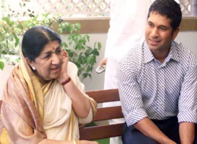 <p>lata mangeshkar and sachin tendulkar</p>- India TV Hindi