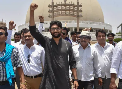 <p>Dalit leader and Gujarat MLA Jignesh Mewani</p>- India TV Hindi