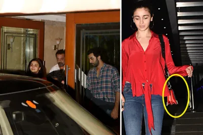 Alia bhatt with ranbir kapoor and sanjay dutta- India TV Hindi