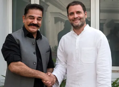 <p>kamal haasan and rahul gandhi</p>- India TV Hindi