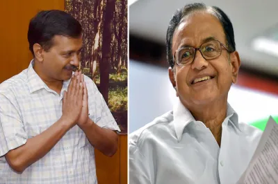 <p>kejriwal and chidambaram</p>- India TV Hindi