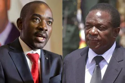 Nelson Chamisa and Emmerson Mnangagwa | AP - India TV Hindi