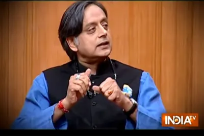 Shashi Tharoor in Aap Ki Adalat- India TV Hindi