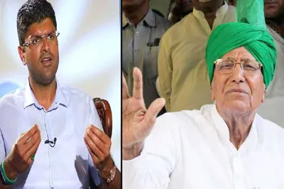 <p>dushyant chautala and op chautala</p>- India TV Hindi