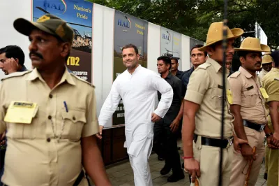 Rahul Gandhi at HAL | PTI Photo- India TV Hindi