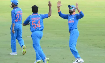 Shardul Thakur celebrates with Virat Kohli- India TV Hindi