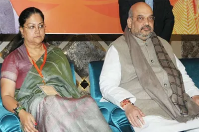 <p>vasundhara raje and amit shah</p>- India TV Hindi