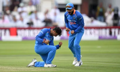 Kuldeep Yadav and Virat Kohli- India TV Hindi