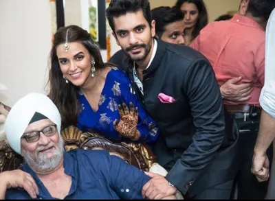 Bishan Singh Bedi, Neha Dhupia, Angad Bedi- India TV Hindi