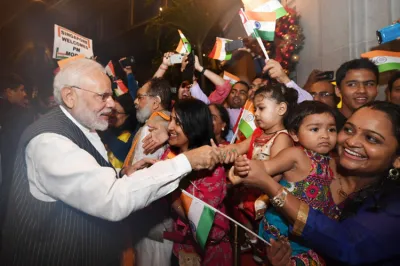 <p>PM Modi in Singapore</p>- India TV Hindi