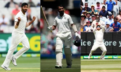 Jasprit Bumrah, Cheteshwar Pujara and Aaron Finch- India TV Hindi