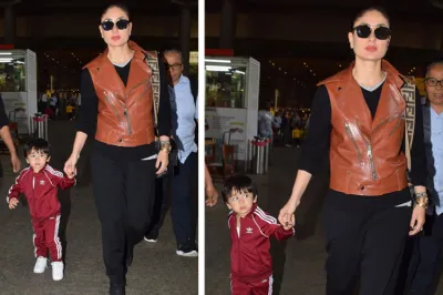 <p>Kareena kapoor and Taimur</p>- India TV Hindi